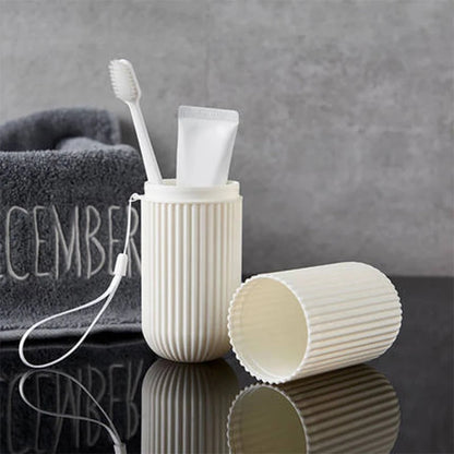 Travel toothpaste holder