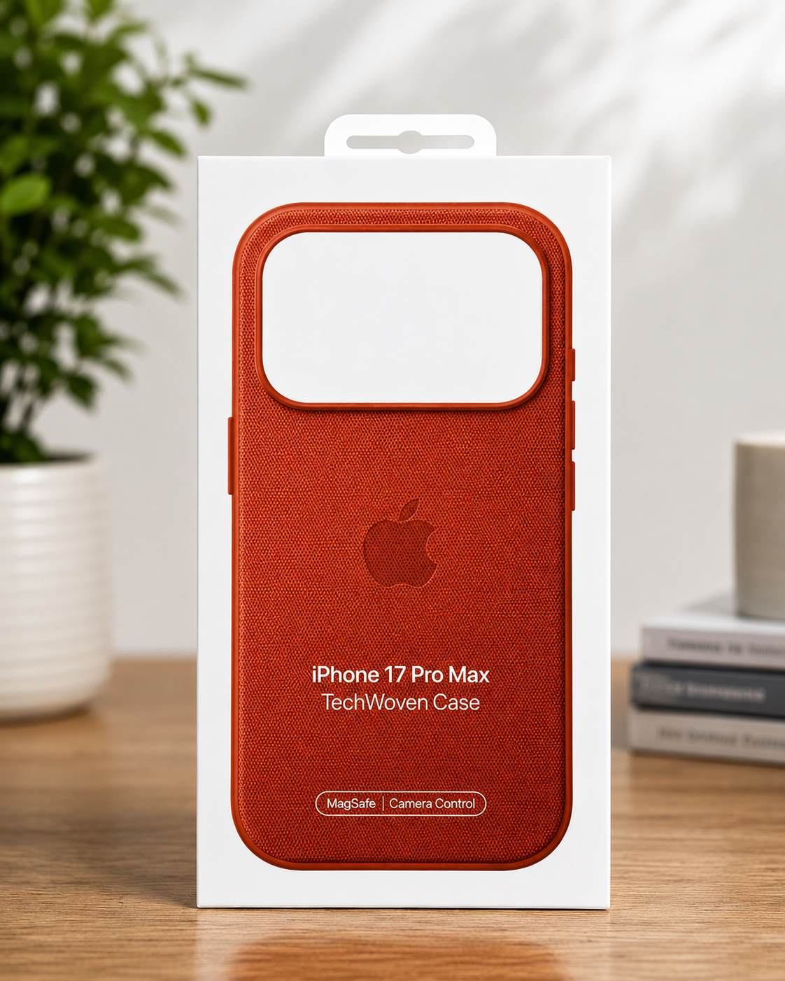 TechWoven Magnetic MagSafe Case for iPhone 17 Pro Max / 17 Pro – Premium Woven Fabric Shockproof Slim Protective Cover with Camera Control Support