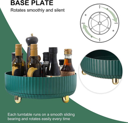 360° Rotating Organizer Tray For Spice Rack And Cosmetic Organizer