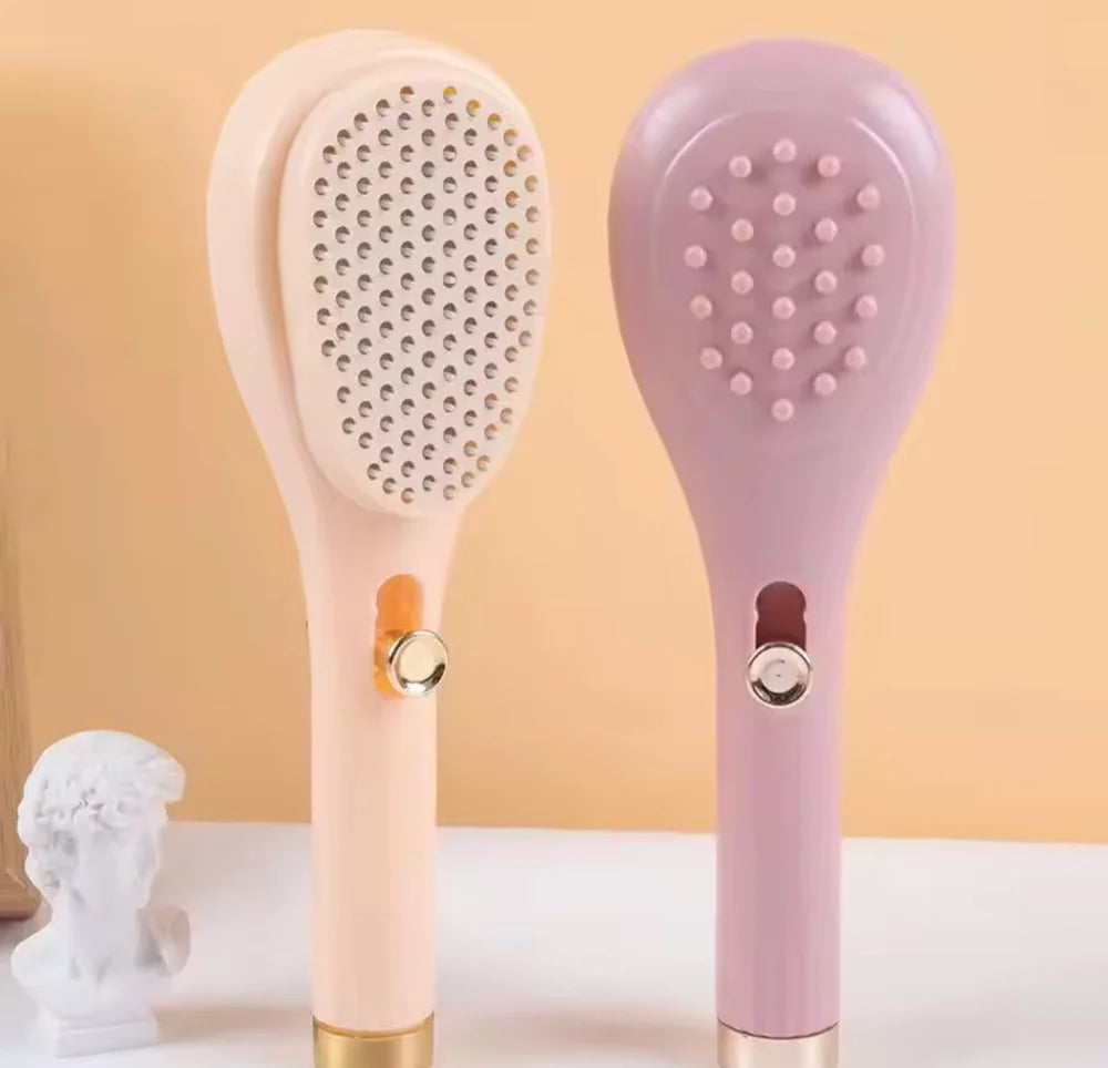 Tekzox Self-Cleaning Magic Comb – Massage Hair Brush with Retractable Bristles