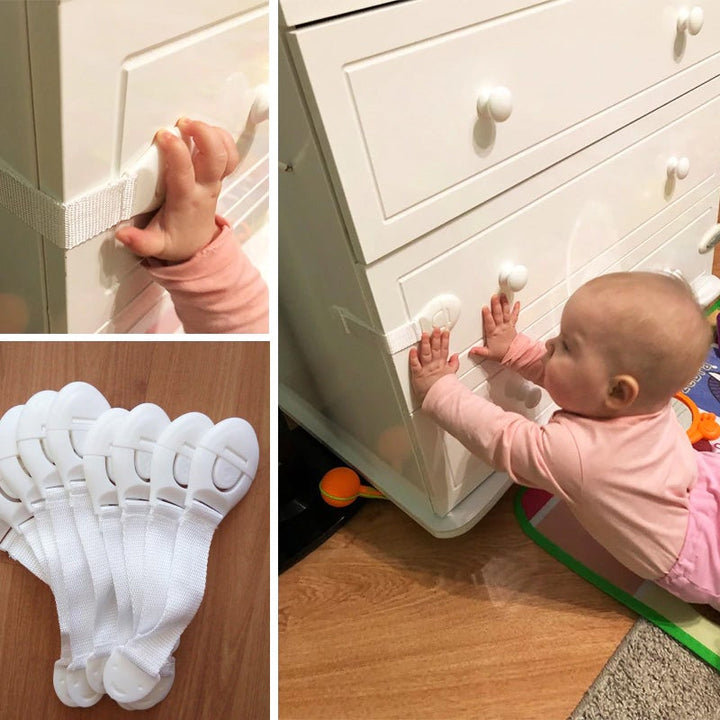 PACK OF 3 - Child Safety Lock for Drawer, Door & Refrigerator