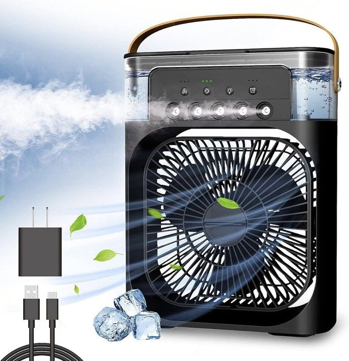 Mini Air Cooler - Portable Air Condiotioner Fan - Mini Cooler Fan - Mini Air Conditioner Usb Fan - Air Purifier & Humidifer For Room - 600m Water