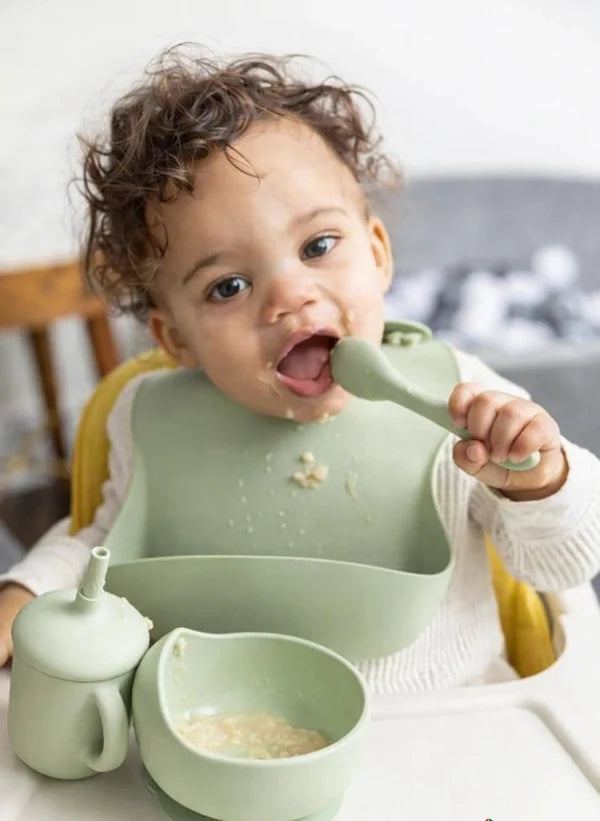 6-Piece Silicone Baby Feeding Set
