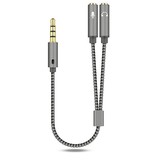 Faster  3.5mm Headset-Earphones Aux Splitter Cable