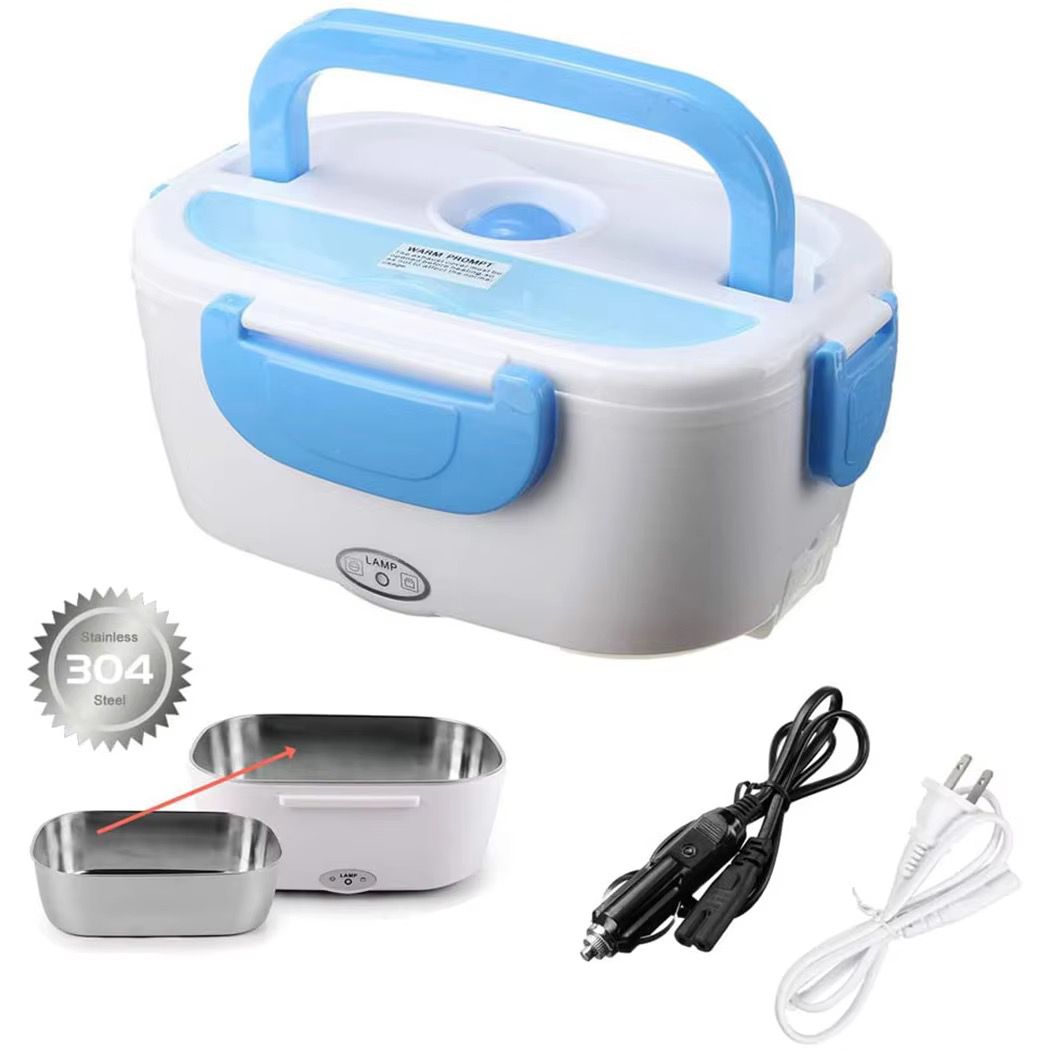 Electric Lunch Box – Portable Food Warmer with Stainless Steel Container