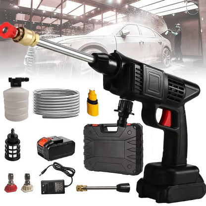 portable car washer battery opressure washer gun solar, bike washer