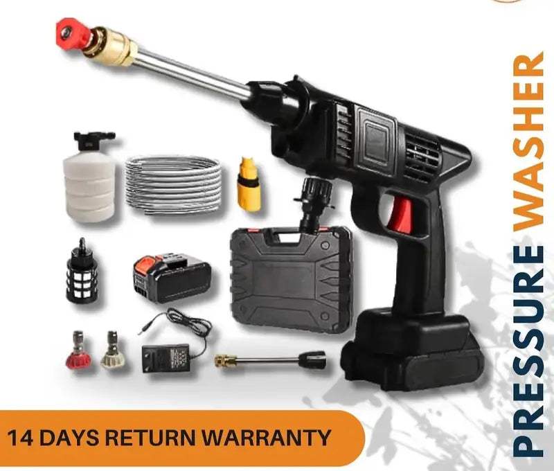 portable car washer battery opressure washer gun solar, bike washer