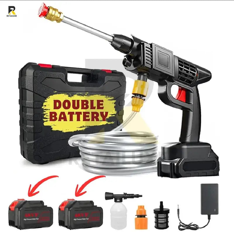 portable car washer battery opressure washer gun solar, bike washer