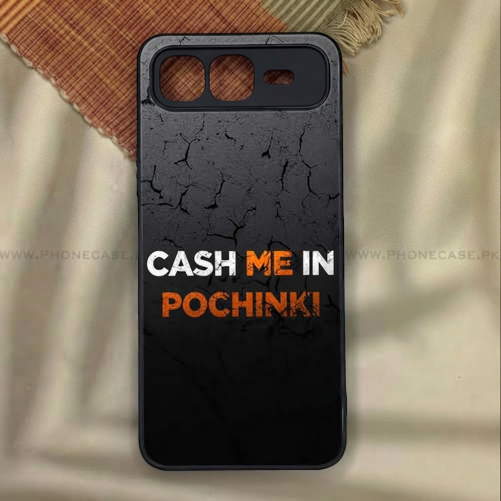 Kajsa Cash Me Premium Metal Printed Shockproof Case for Infinix Smart 10 Plus
