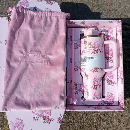 Stanley x Love Shack Fancy 40oz Tumbler Limited Edition Floral Quencher