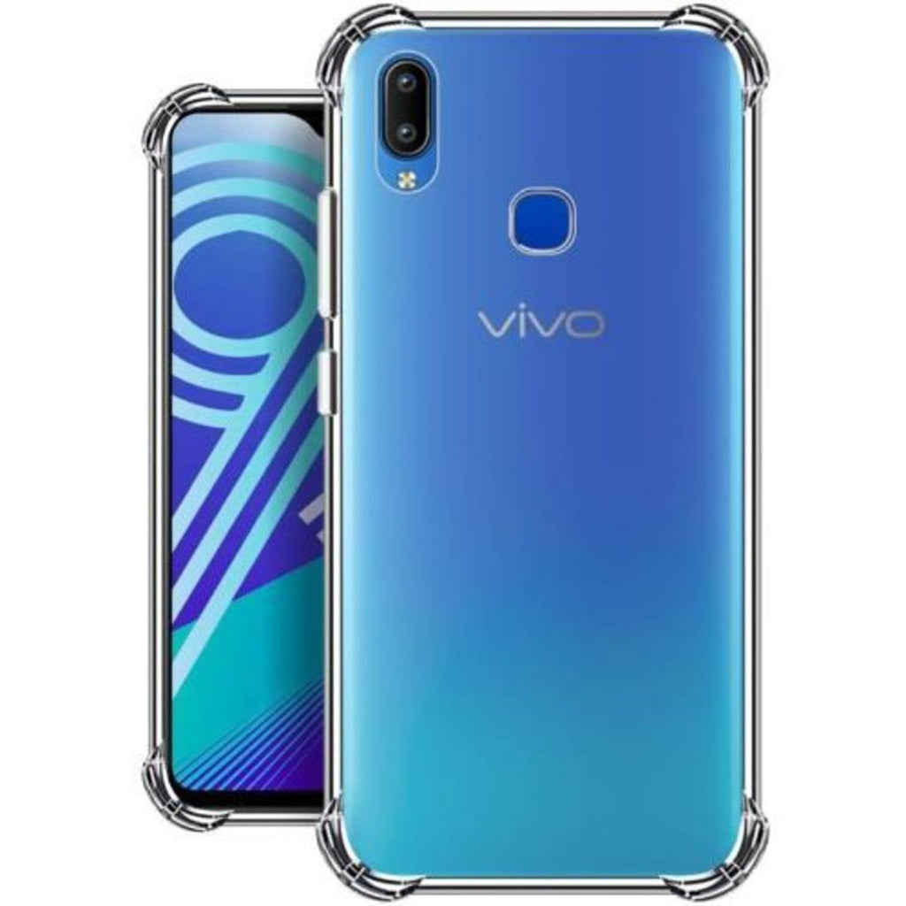 Tekzox Vivo Y91 Transparent Shockproof TPU Case – Crystal Clear Back Cover