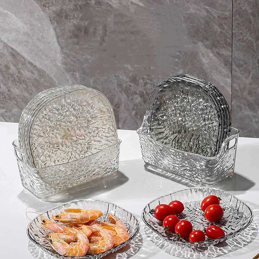 8 Pcs Glacier Plate Set Premium Quality