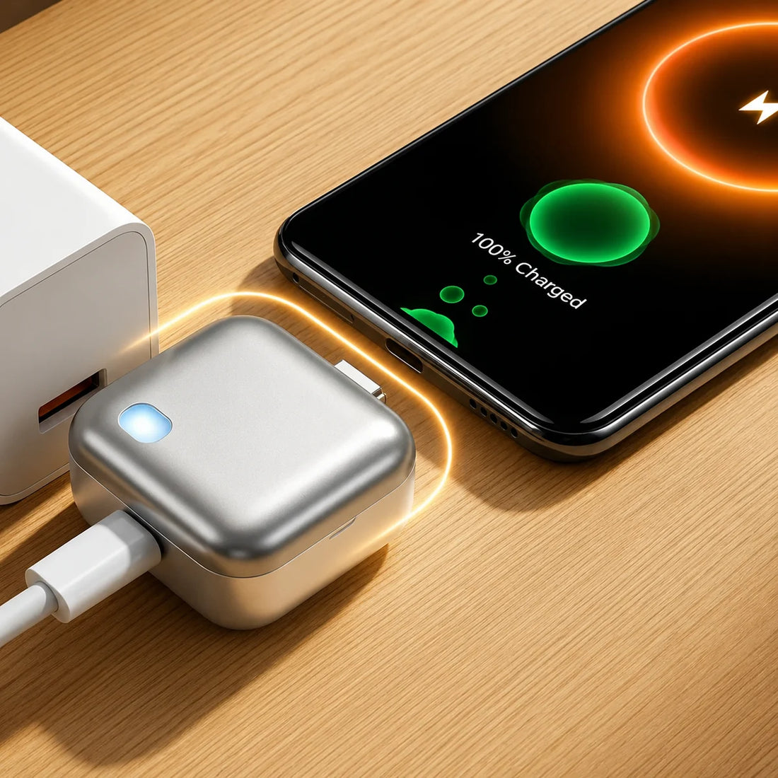 Tekzox 140W Smart USB-C Charging Connector – Auto Stop Overcharge Protector