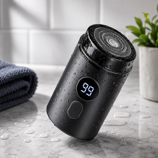 Pocket Size Electric Shaver with LED Display, USB Rechargeable