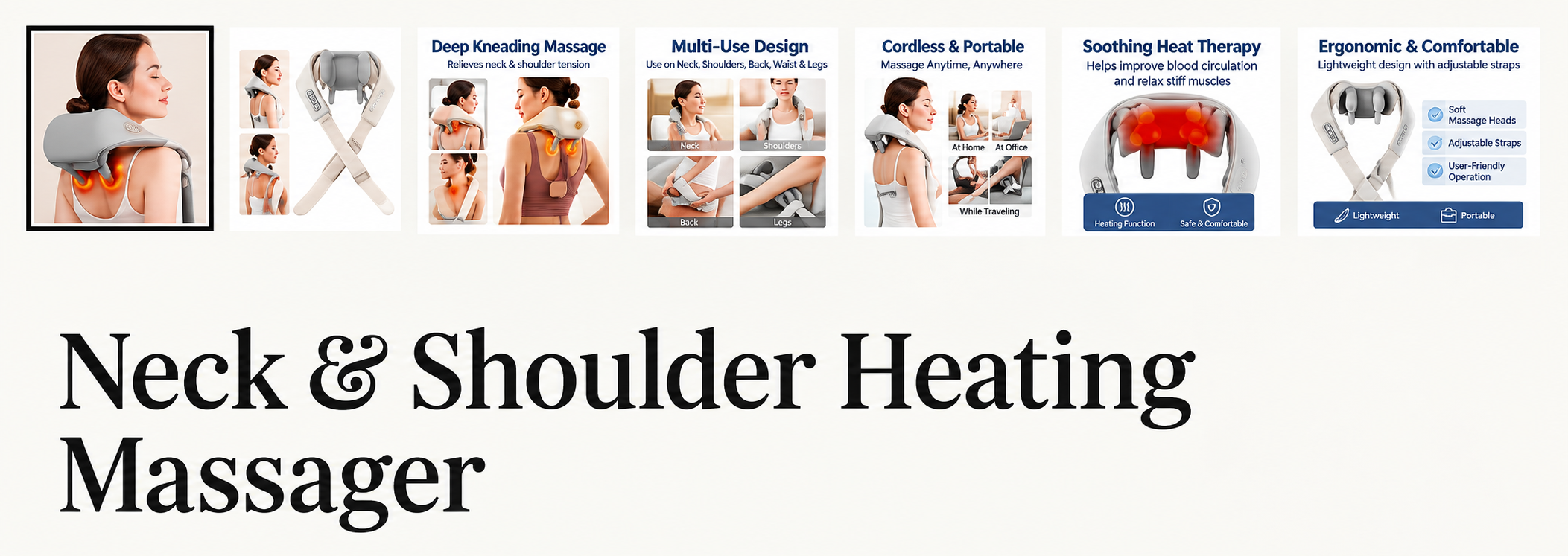 TEKZOX PREMIUM NECK AND SHOULDER MASSAGER