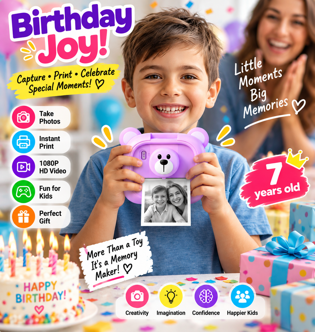 TEKZOX- KID's INSTANT CAMERA