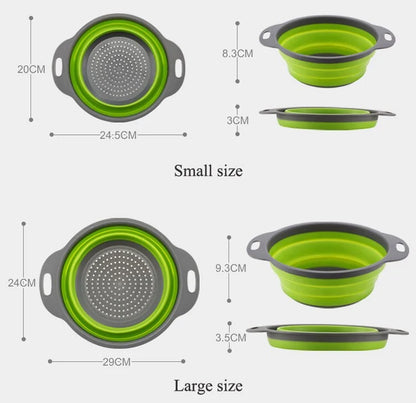 Foldable Silicone Drainer Basket
