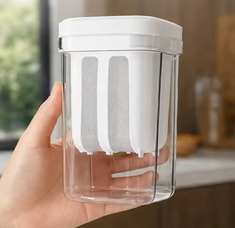 Tekzox Greek Yogurt Strainer Cup – Food-Grade Whey Separator with Lid, 1100ml
