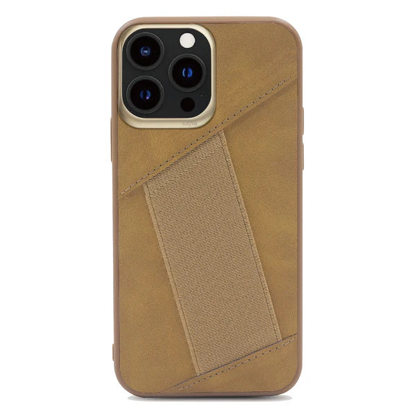 Kajsa Elastic Hand Grip Back Case for iPhone 13