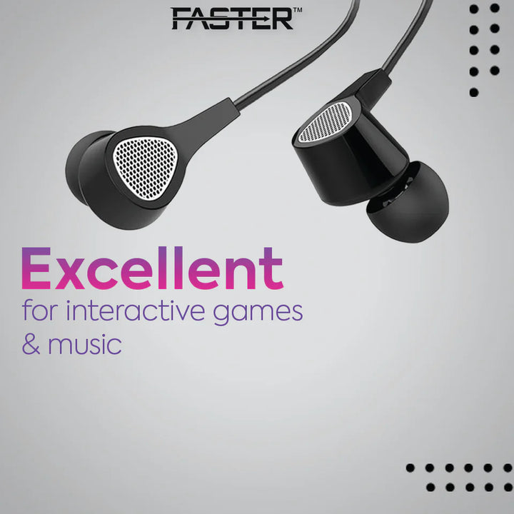 FASTER Universal Music Earphone F-15