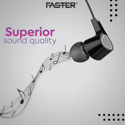 FASTER Universal Music Earphone F-15