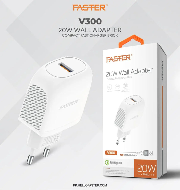 FASTER Smart Charger – V300 – 20W