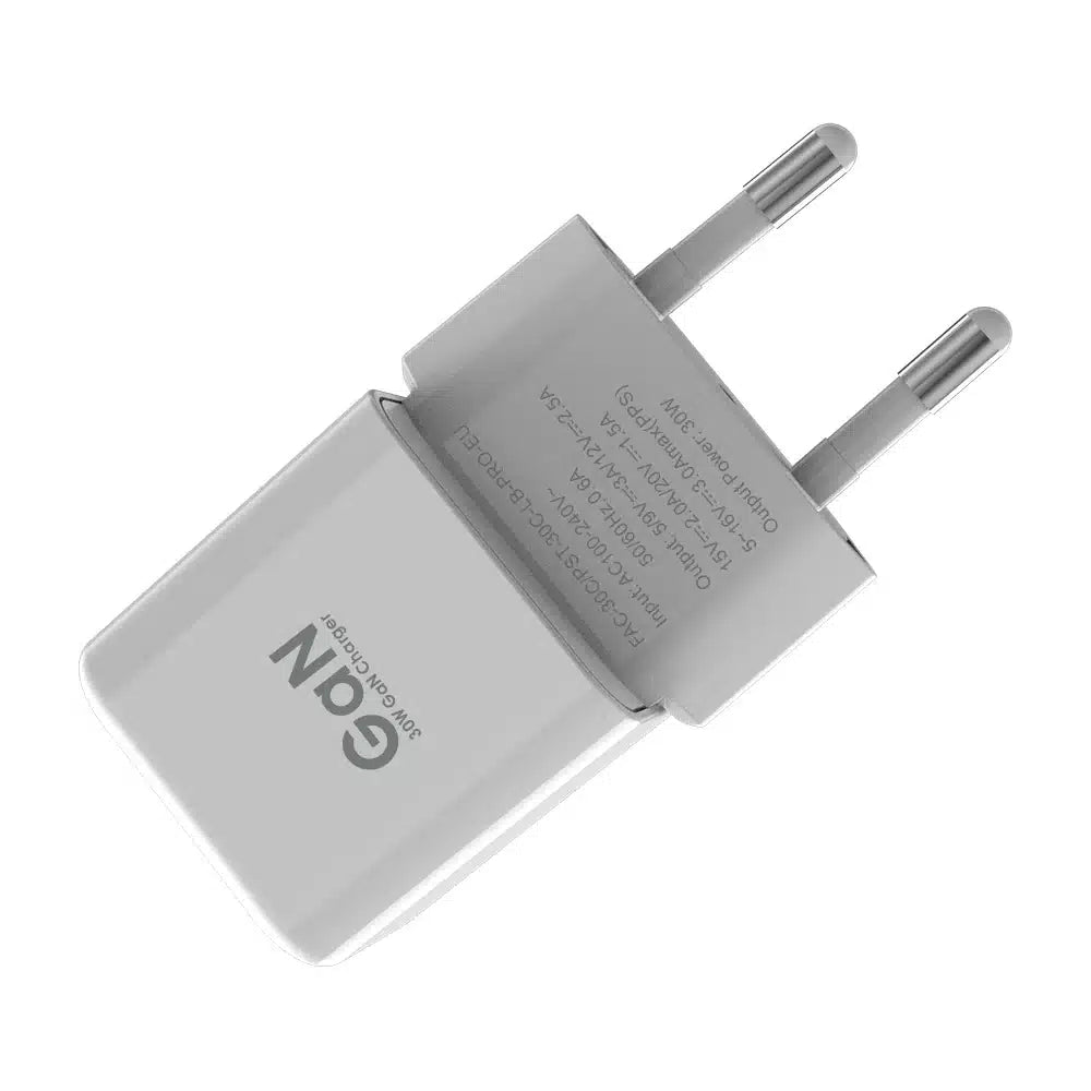 Faster GaN 30W Smallest PD Super Fast Charger FAC-30C
