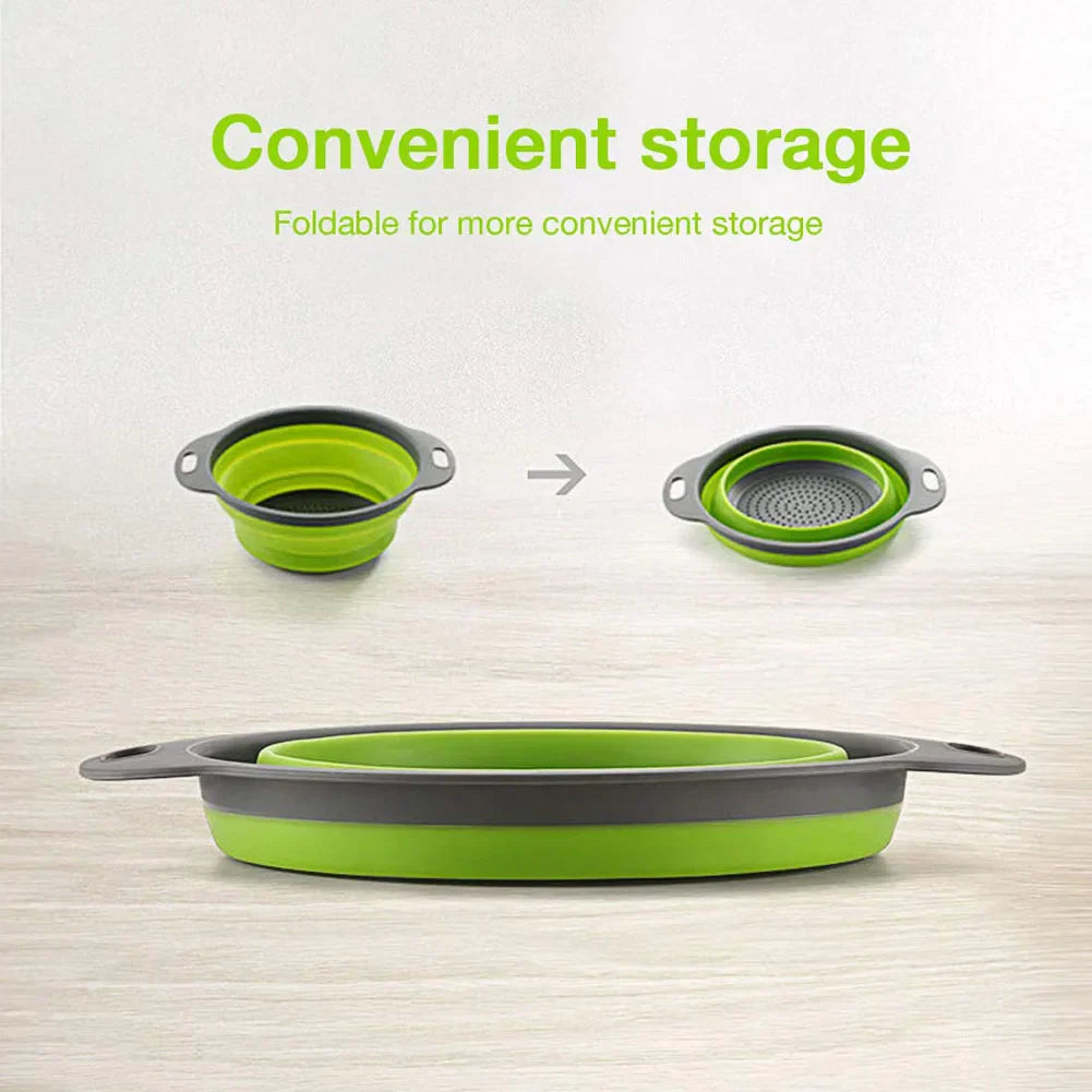 Foldable Silicone Drainer Basket
