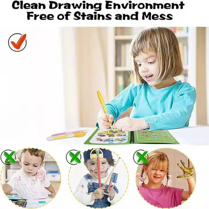 Magic Water Painting Book
