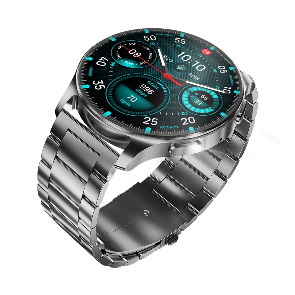 Tekzox L-103 Gentlemen Smart Watch  AMOLED Display | Bluetooth Calling | Health Tracking