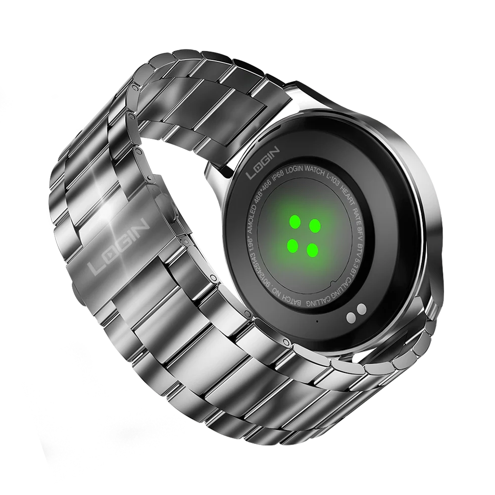 Tekzox L-103 Gentlemen Smart Watch  AMOLED Display | Bluetooth Calling | Health Tracking