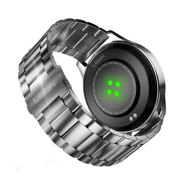 Tekzox L-103 Gentlemen Smart Watch  AMOLED Display | Bluetooth Calling | Health Tracking