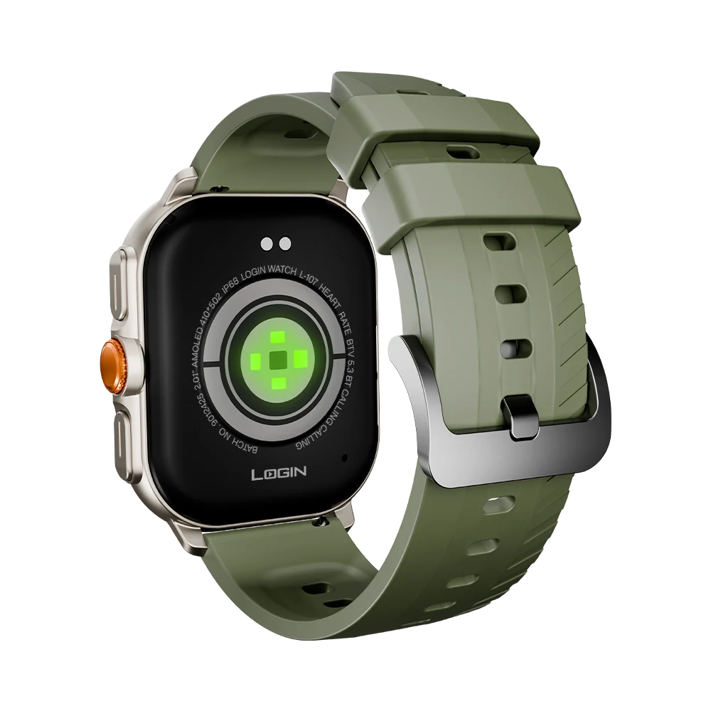 Tekzox L-107 Prism Smart Watch – 2.01" AMOLED Display | Bluetooth Calling | 100+ Sports Modes