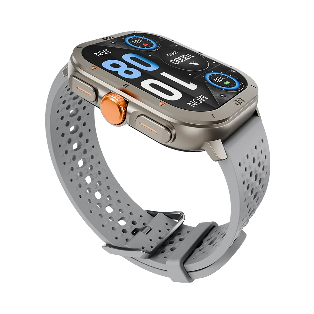 Tekzox L-107 Prism Smart Watch – 2.01" AMOLED Display | Bluetooth Calling | 100+ Sports Modes