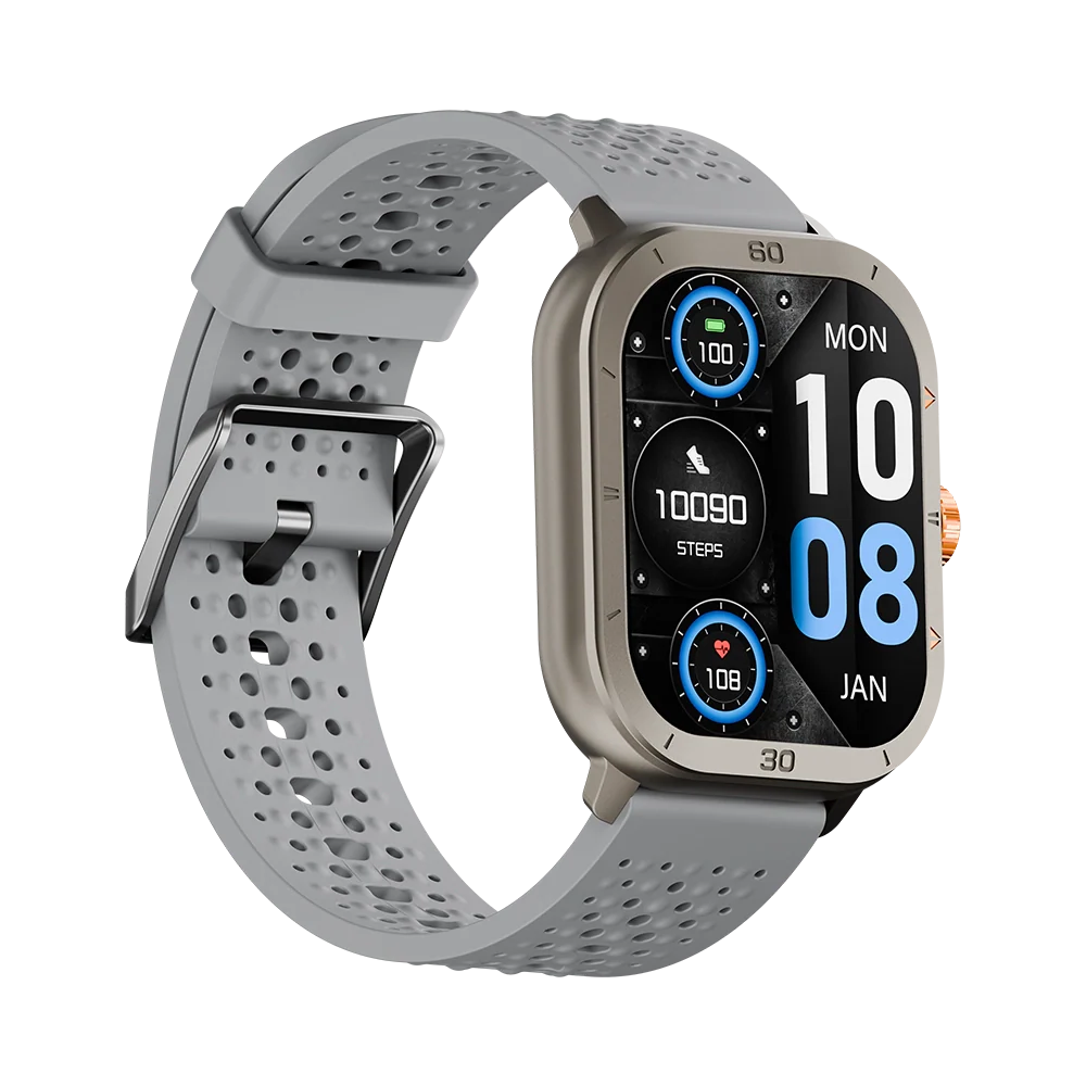 Tekzox L-107 Prism Smart Watch – 2.01" AMOLED Display | Bluetooth Calling | 100+ Sports Modes