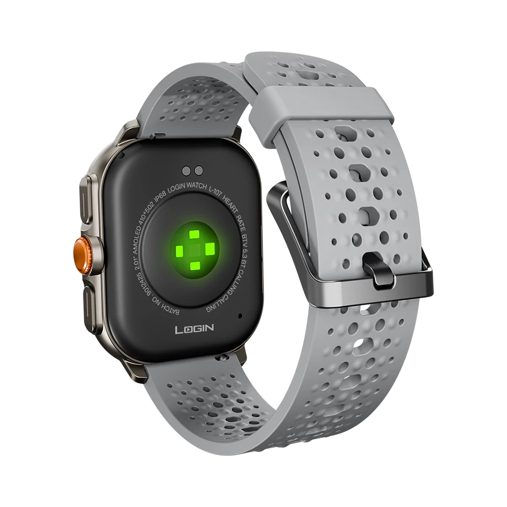 Tekzox L-107 Prism Smart Watch – 2.01" AMOLED Display | Bluetooth Calling | 100+ Sports Modes