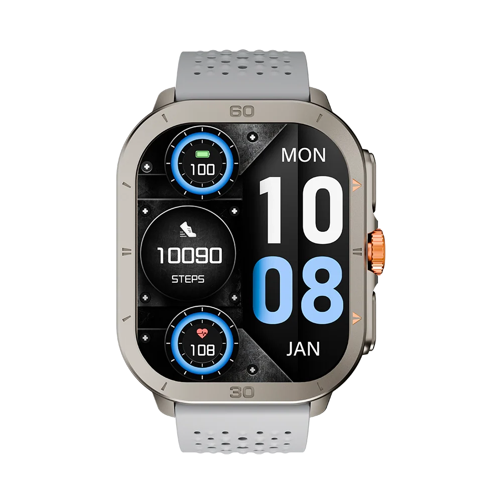 Tekzox L-107 Prism Smart Watch – 2.01" AMOLED Display | Bluetooth Calling | 100+ Sports Modes