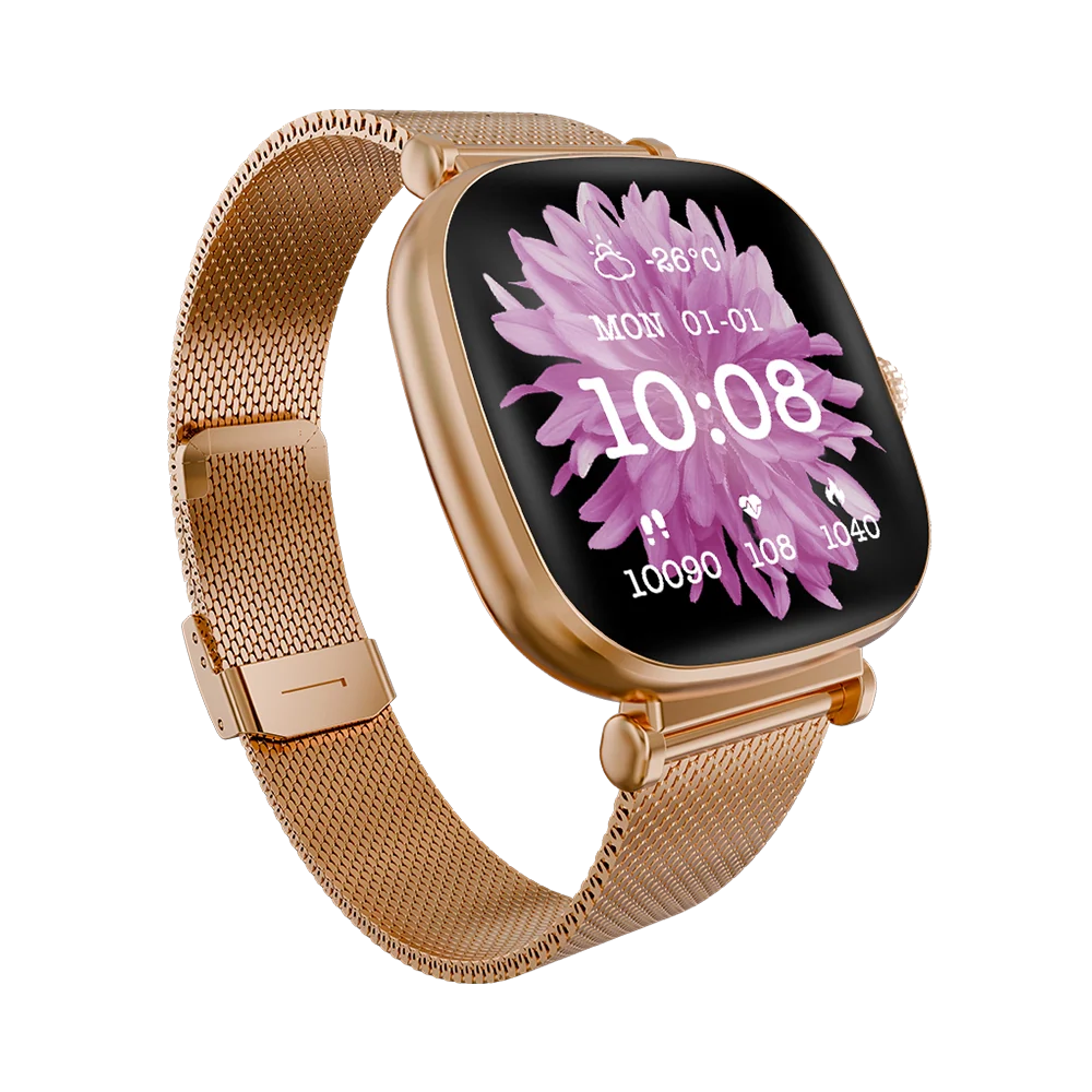 Tekzox L-110 Enigma Diva Smart Watch&nbsp; 1.7" AMOLED Display | Bluetooth Calling | Elegant Women's Smartwatch