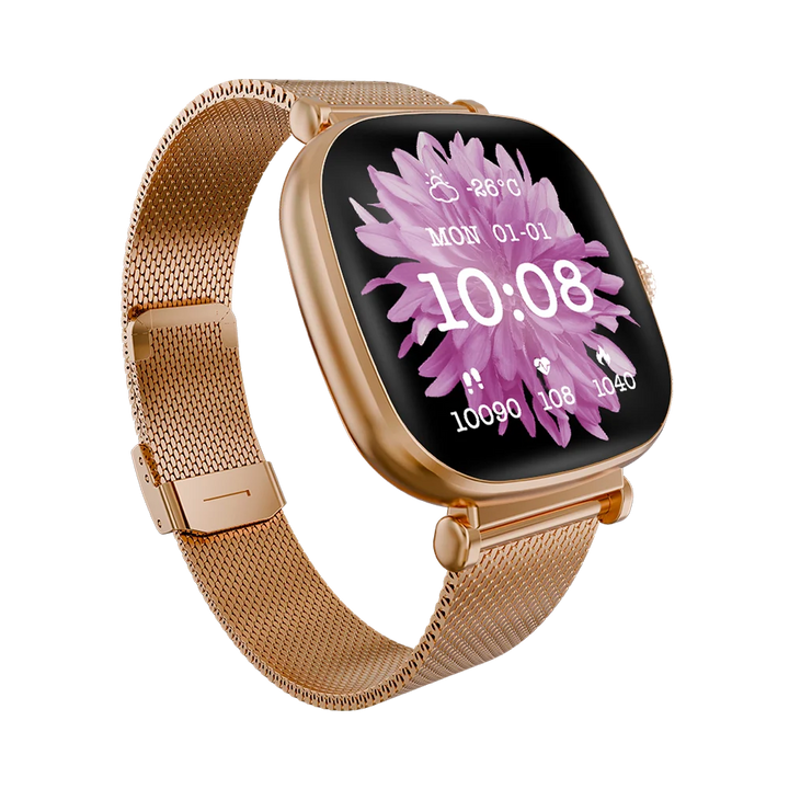Tekzox L-110 Enigma Diva Smart Watch&nbsp; 1.7" AMOLED Display | Bluetooth Calling | Elegant Women's Smartwatch