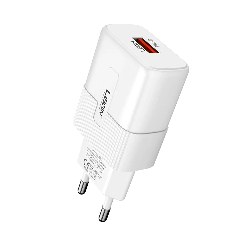 Login L-400 Fast Charger with Type-C &amp; Micro USB Cable