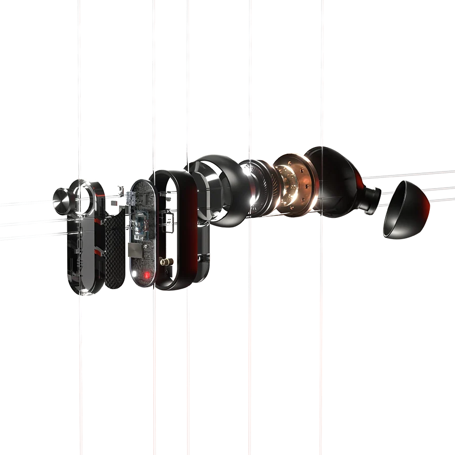 Ronin R-7145 Glaze Wireless Earbuds