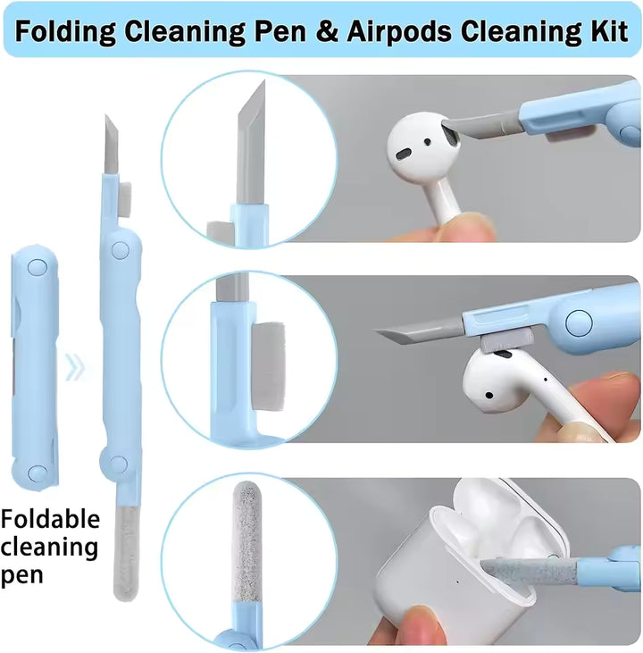 Tekzox 7-in-1 Multi-Function Cleaning Kit – Complete Cleaning Solution for Your Devices