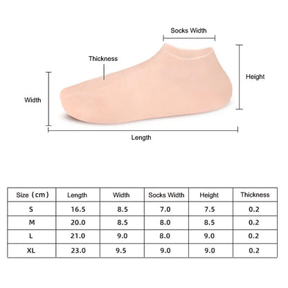 Anti-foot-crack Silicon Socks