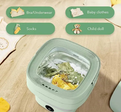 Portable Mini Foldable Washing Machine with dryer option