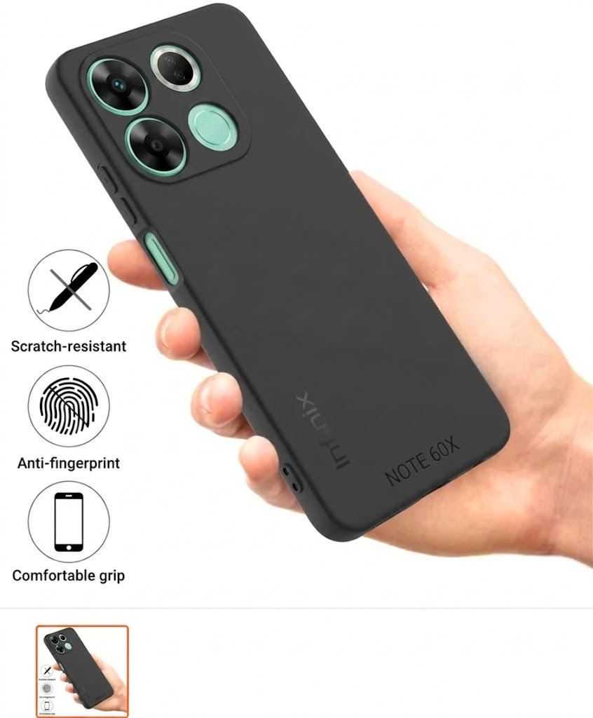 Tekzox OPPO A60 / Realme Note 60 / Note 60X Soft Shockproof TPU Case