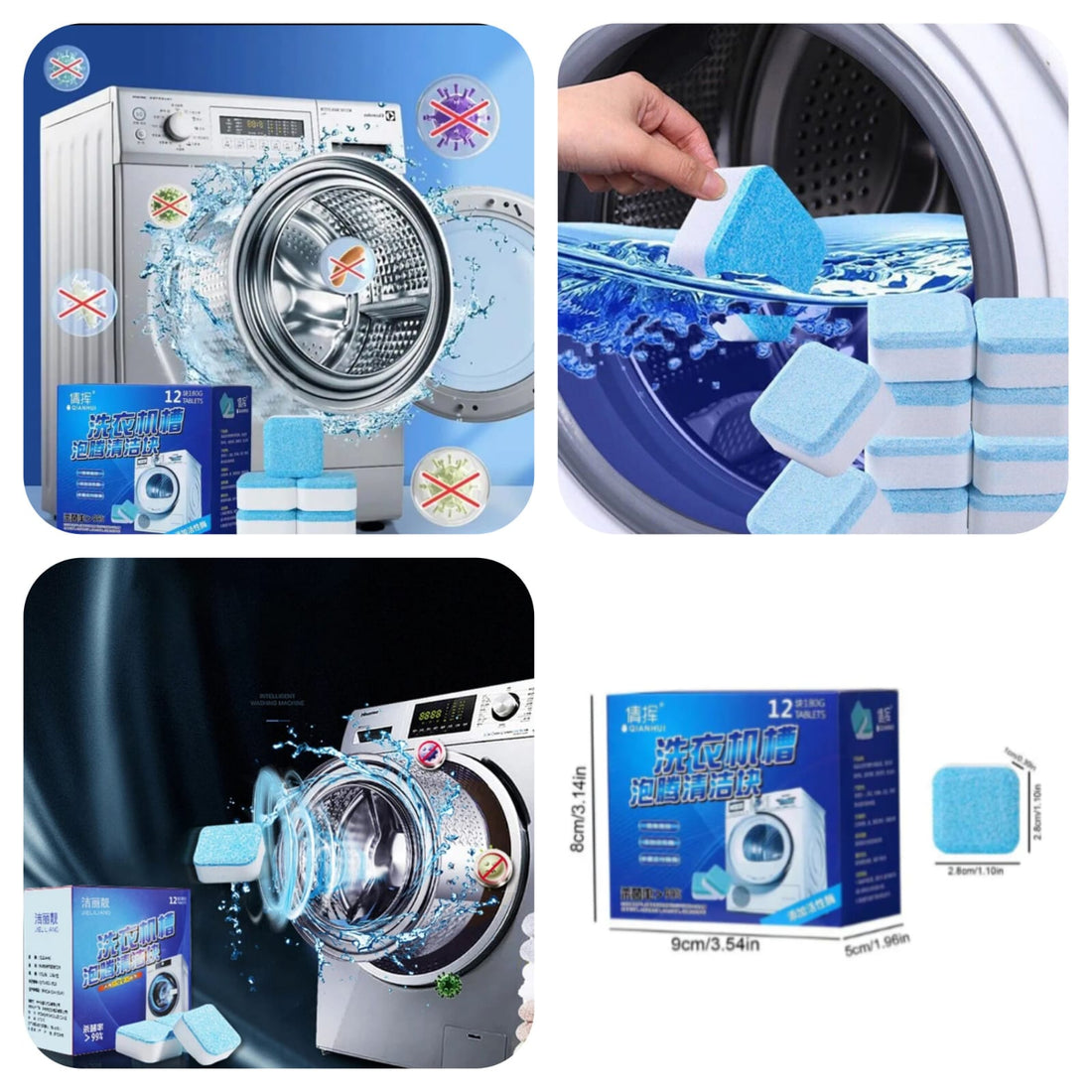 Washing Machine Deep Cleaning Tablets