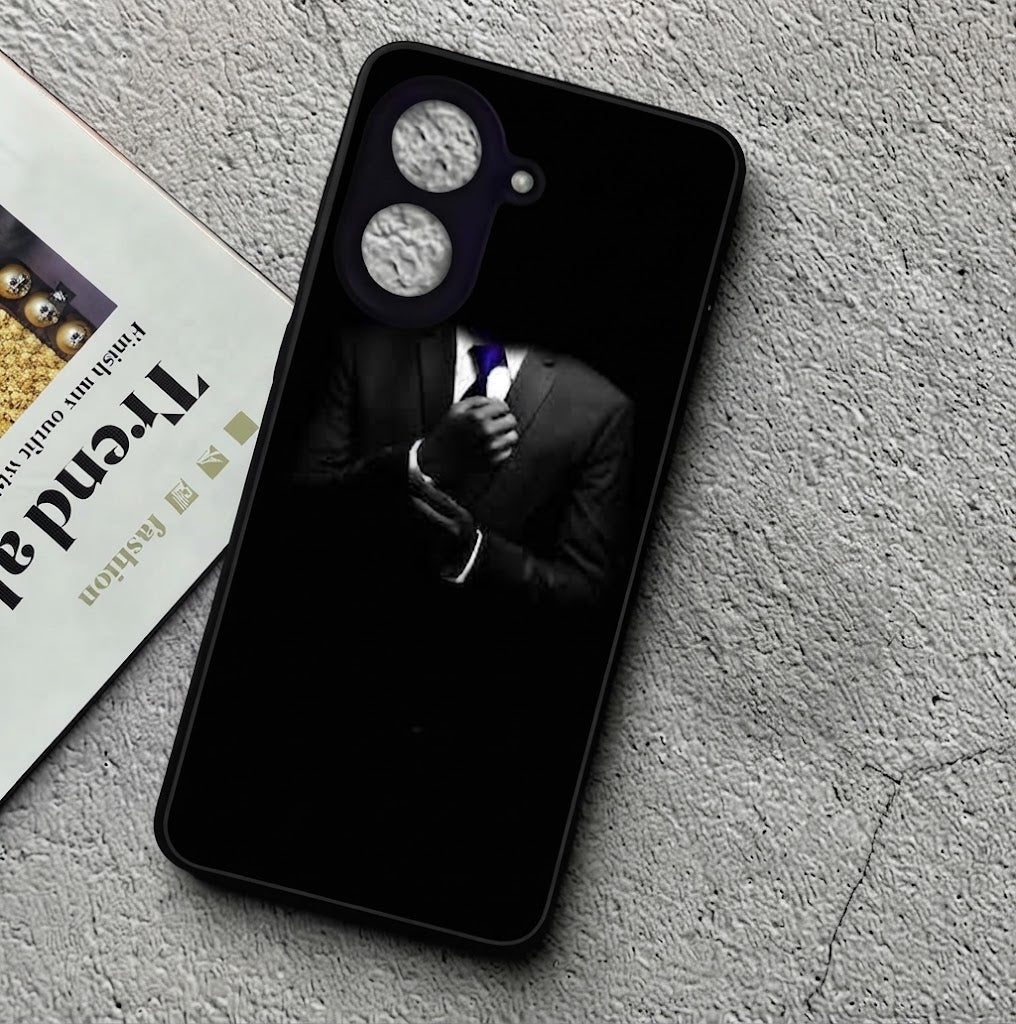 Kajsa Black Art Design 1 Premium Metal Printed Shockproof Case for Xiaomi Redmi A5