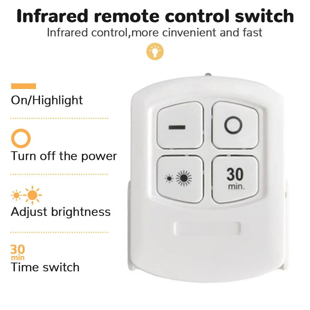 Tap LED Light With Remote Control (free delivery)