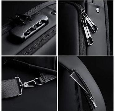 Multifunction Crossbody Anti-Theft USB Charging Shoulder Bag