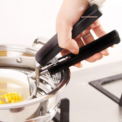 Hot Dish Plate Bowl Clip Hot Bowl Holder Dish Clamp Pot Pan Gripper Clip Silicone Handle.